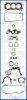 DAIHA 0411187212 Full Gasket Set, engine